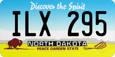 ND license plate ILX295