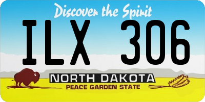 ND license plate ILX306