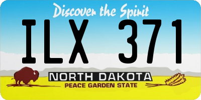 ND license plate ILX371