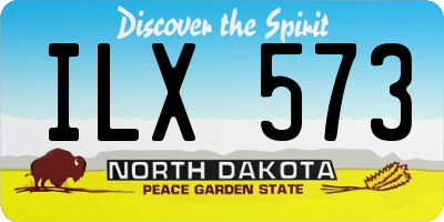 ND license plate ILX573