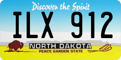 ND license plate ILX912