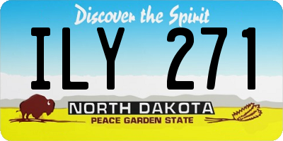 ND license plate ILY271