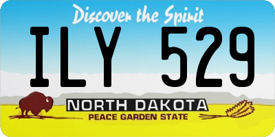 ND license plate ILY529