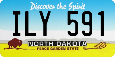 ND license plate ILY591