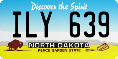 ND license plate ILY639