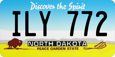 ND license plate ILY772