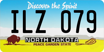 ND license plate ILZ079