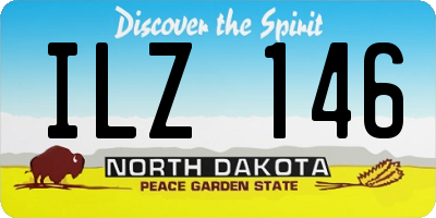 ND license plate ILZ146