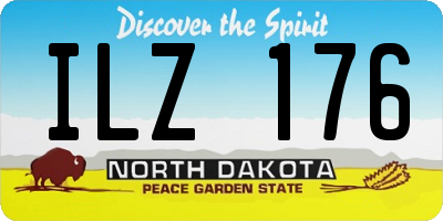 ND license plate ILZ176