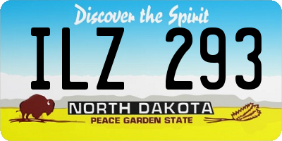 ND license plate ILZ293