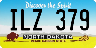 ND license plate ILZ379