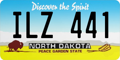 ND license plate ILZ441