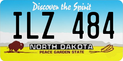 ND license plate ILZ484