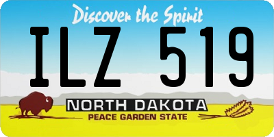 ND license plate ILZ519