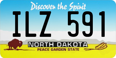 ND license plate ILZ591
