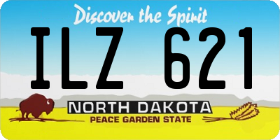ND license plate ILZ621