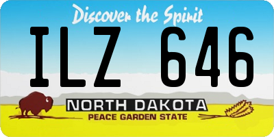ND license plate ILZ646