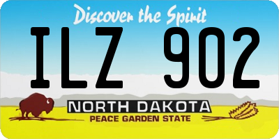 ND license plate ILZ902
