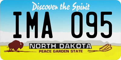 ND license plate IMA095