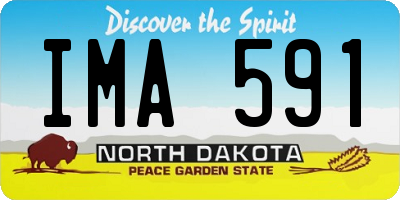 ND license plate IMA591