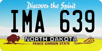ND license plate IMA639