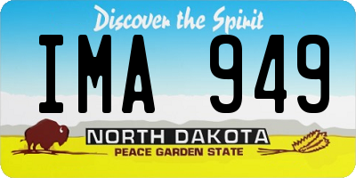ND license plate IMA949
