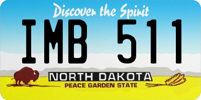 ND license plate IMB511