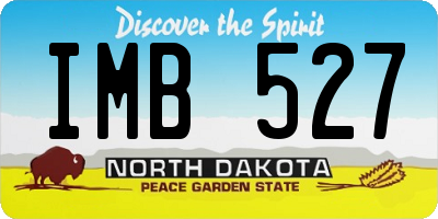 ND license plate IMB527