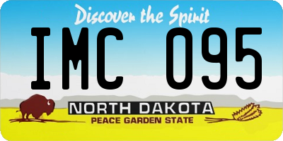 ND license plate IMC095