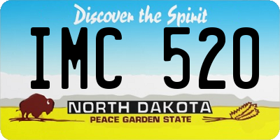 ND license plate IMC520