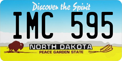 ND license plate IMC595