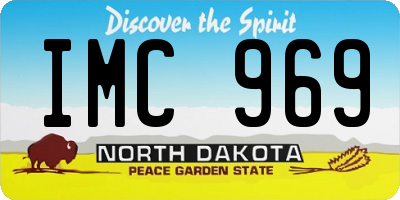 ND license plate IMC969