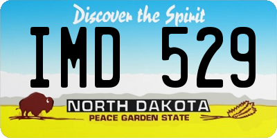 ND license plate IMD529