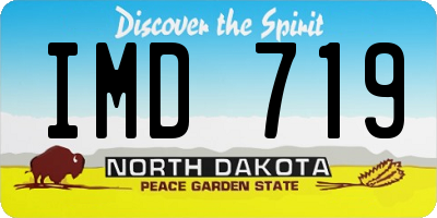 ND license plate IMD719
