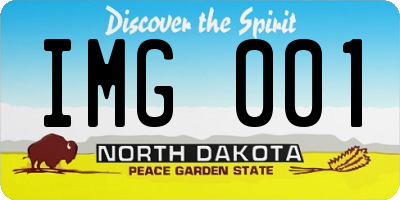 ND license plate IMG001