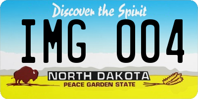 ND license plate IMG004