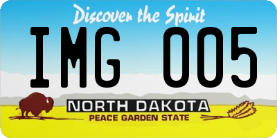ND license plate IMG005
