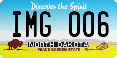 ND license plate IMG006