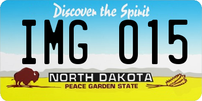ND license plate IMG015