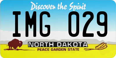 ND license plate IMG029