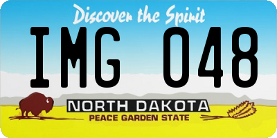 ND license plate IMG048