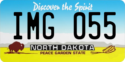 ND license plate IMG055