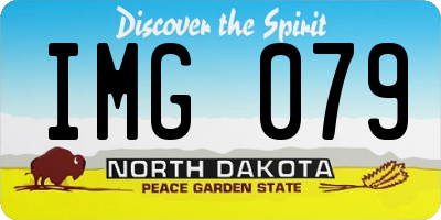 ND license plate IMG079