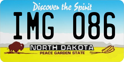 ND license plate IMG086