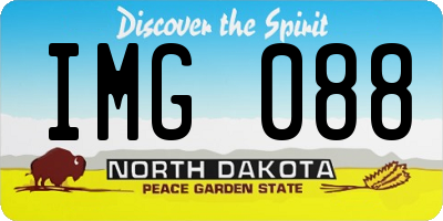 ND license plate IMG088