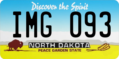 ND license plate IMG093