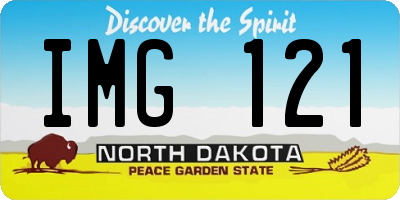 ND license plate IMG121