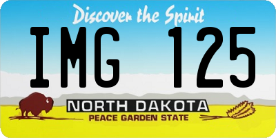 ND license plate IMG125