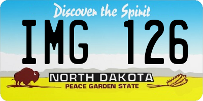 ND license plate IMG126