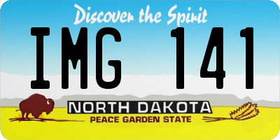 ND license plate IMG141
